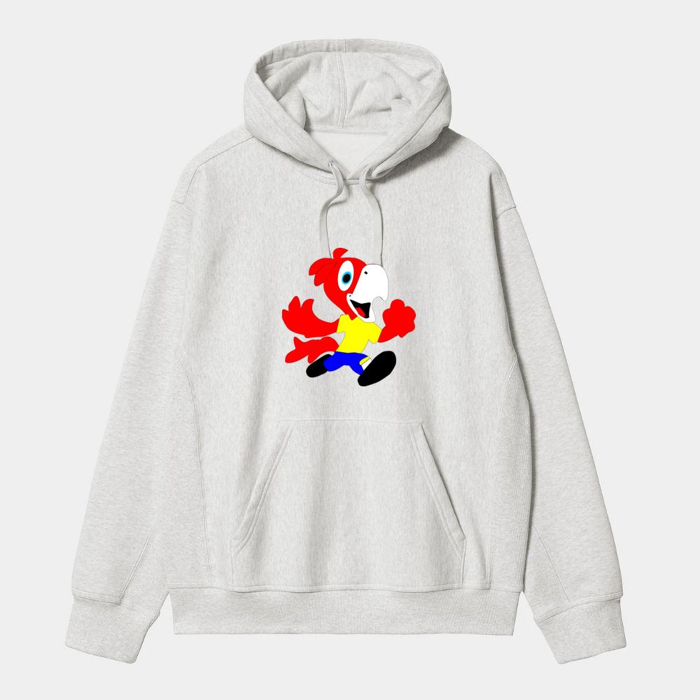 Cheerful Running Parrot Hoodie