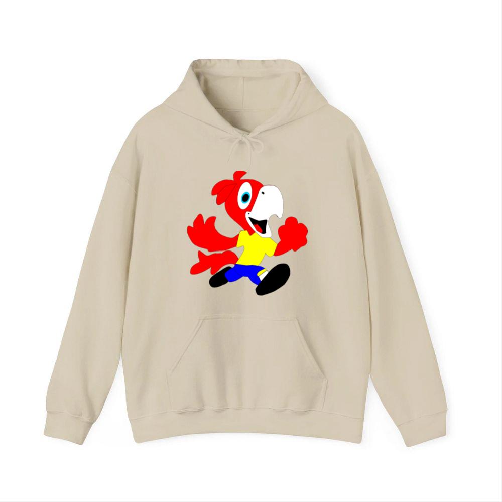 Cheerful Running Parrot Hoodies