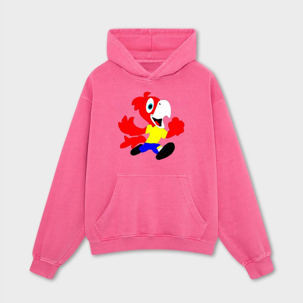 Cheerful Running Parrot Hoodies
