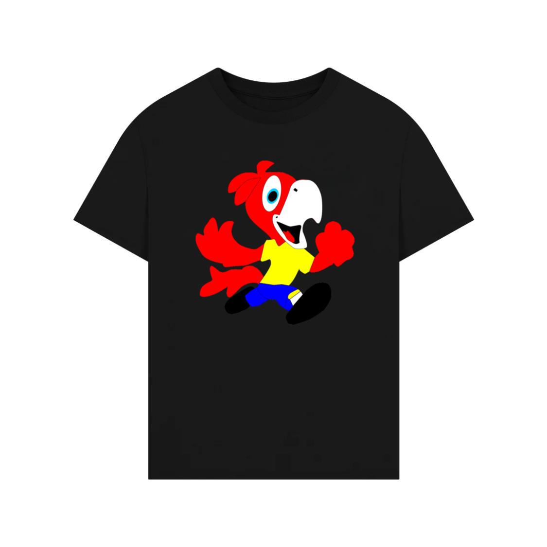 Cheerful Running Parrot T-Shirt