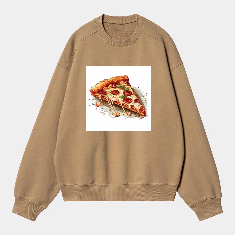 Cheesy Pepperoni Pizza Slice Sweatshirt