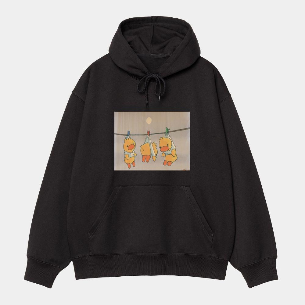 Chicks on a Clothesline Hoodie