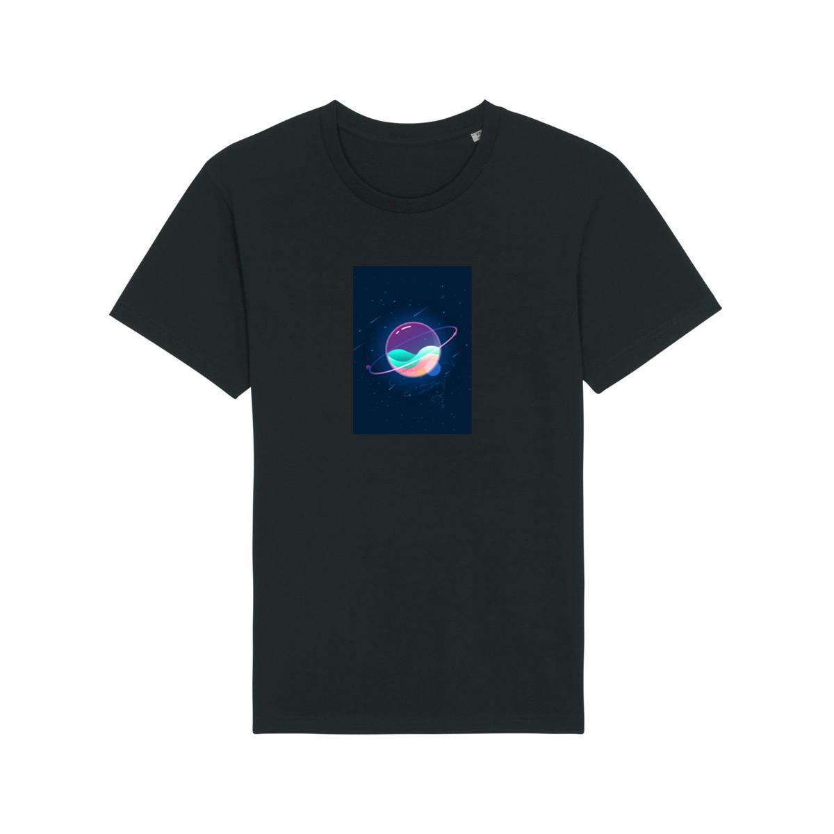 Chromatic Gradient Sphere with Orbital Luminescence T-Shirts