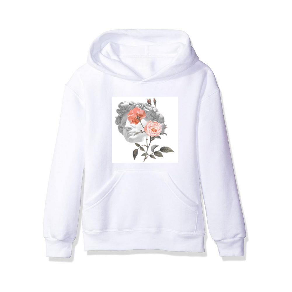 Classical Bust with Roses Hoodies