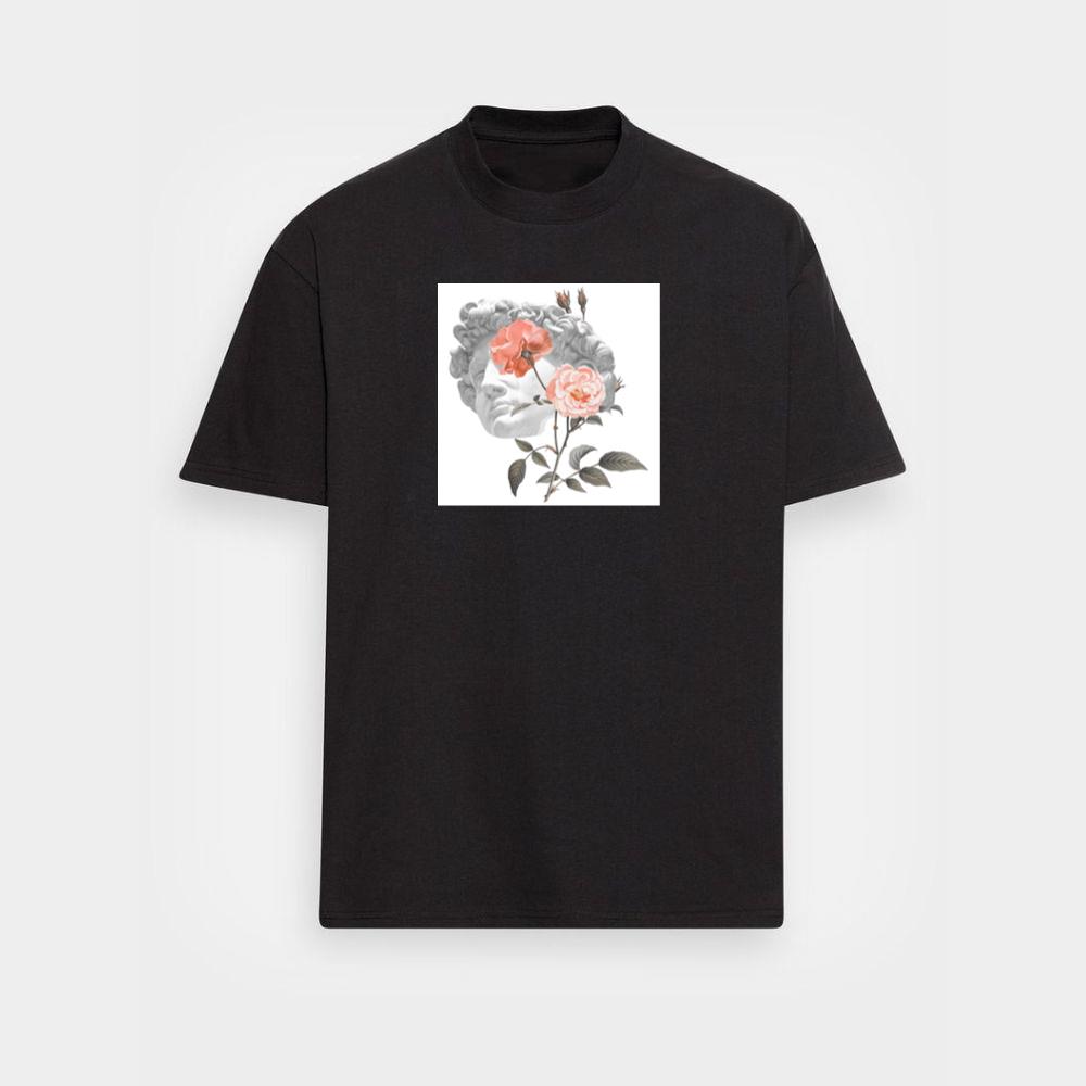 Classical Bust with Roses T-Shirts