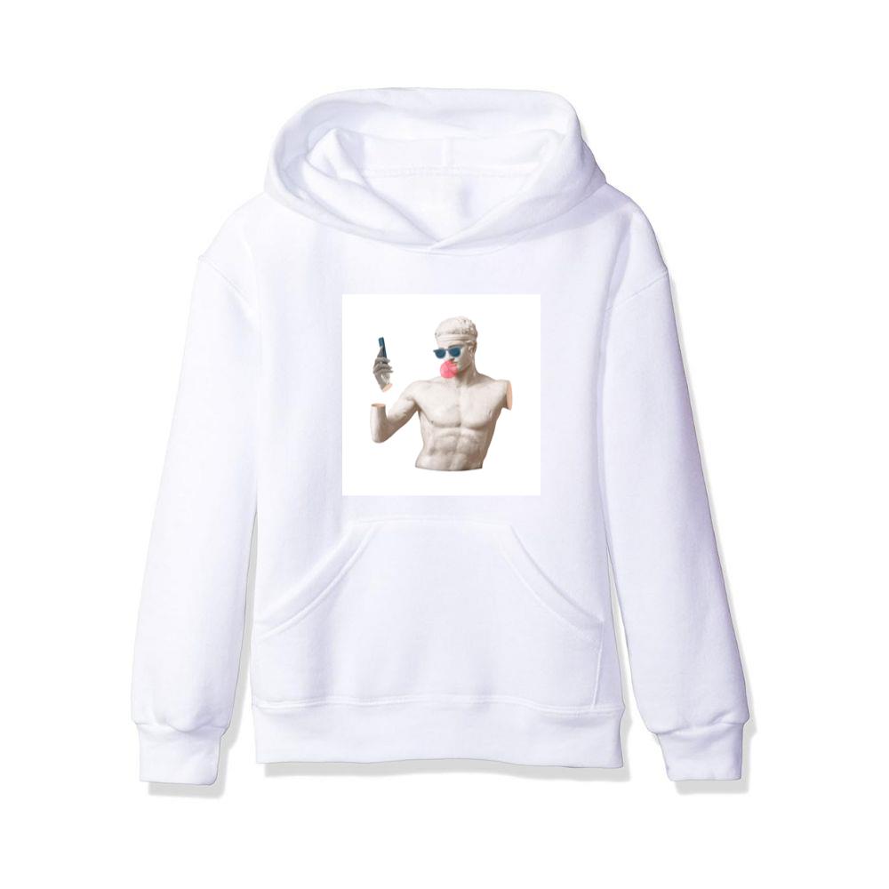 Classical Sculpture with Modern Selfie Hoodies