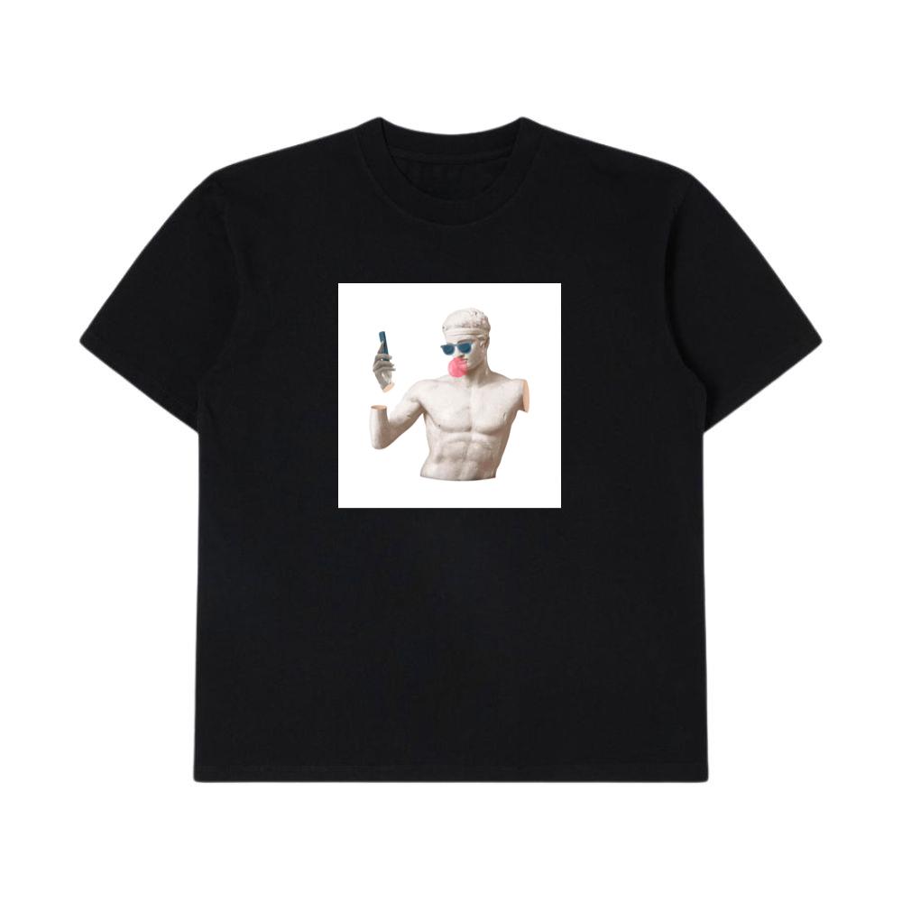 Classical Sculpture with Modern Selfie T-Shirts