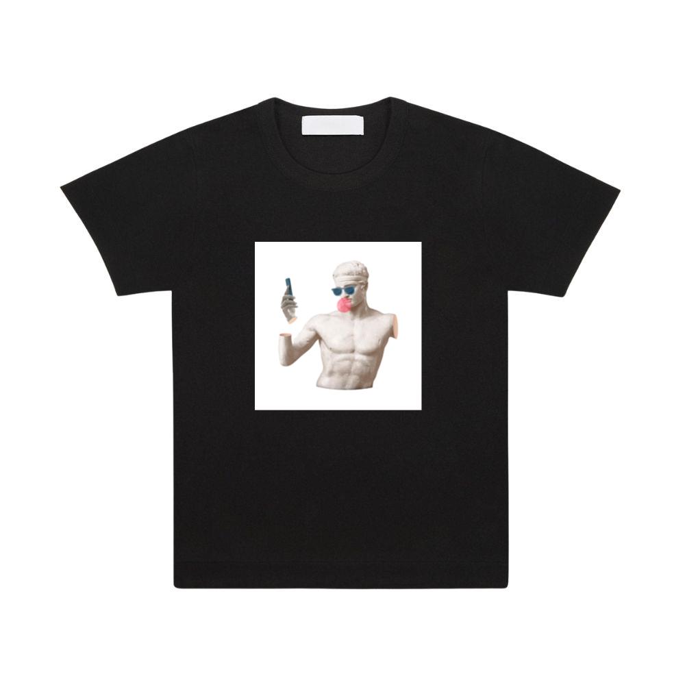 Classical Sculpture with Modern Selfie T-Shirts