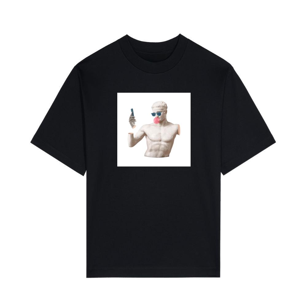 Classical Sculpture with Modern Selfie T-Shirts