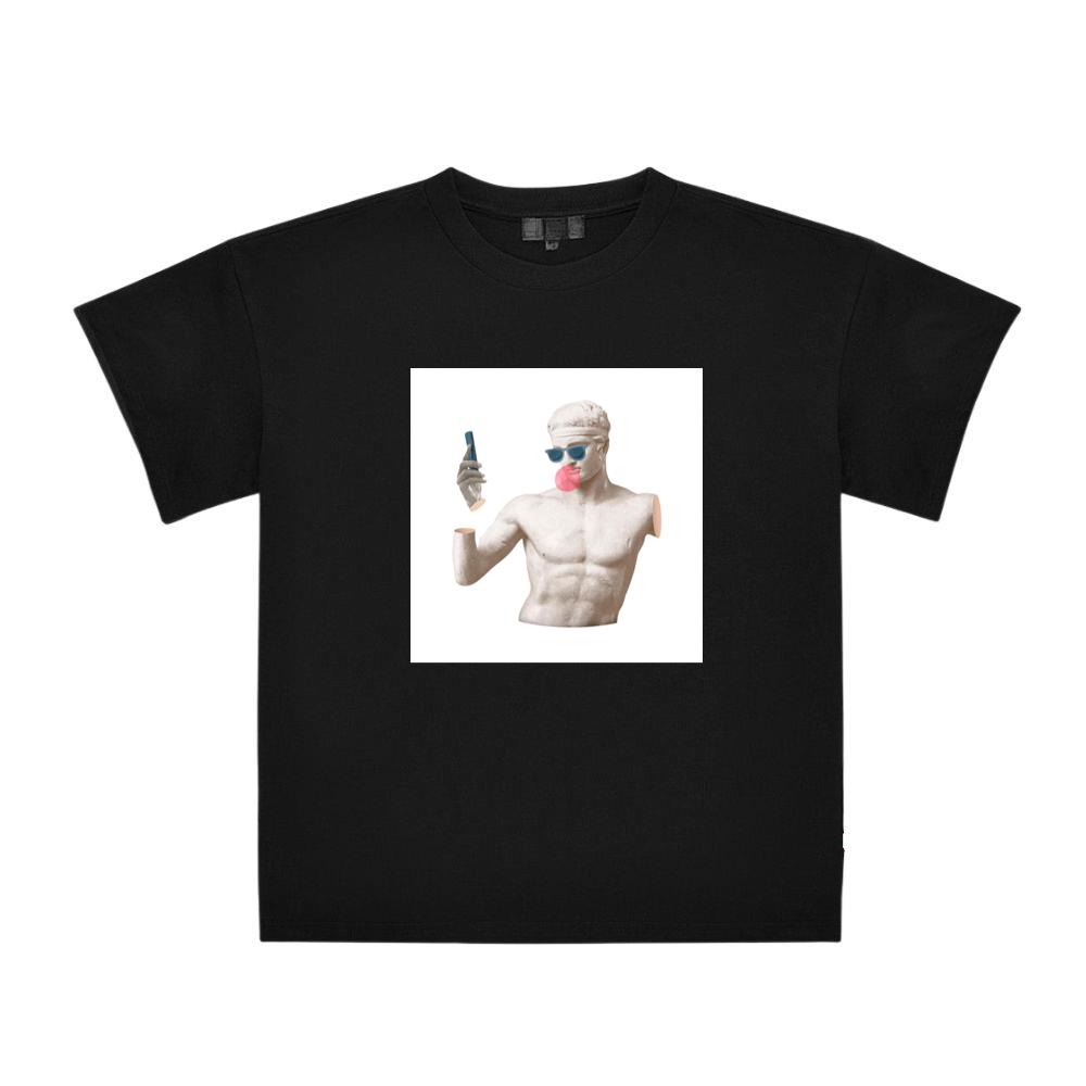 Classical Sculpture with Modern Selfie T-Shirts