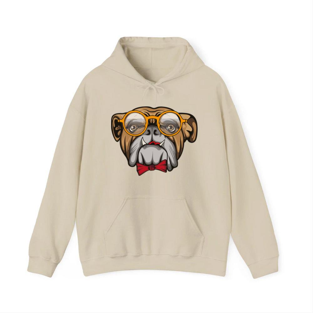 Classy Bulldog With Style Hoodies