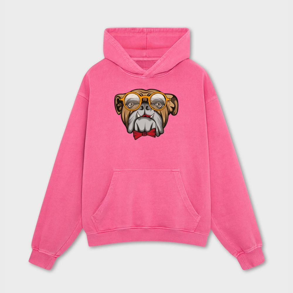 Classy Bulldog With Style Hoodies