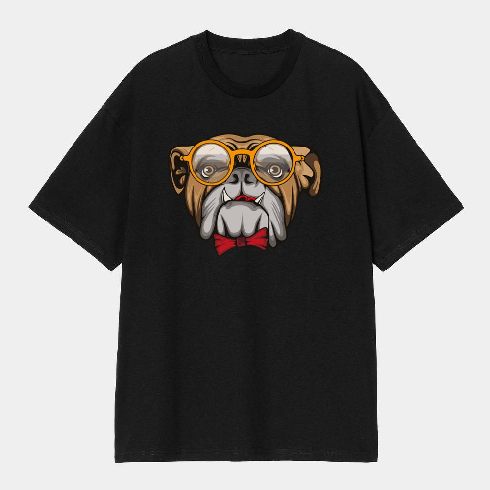 Classy Bulldog With Style T-Shirts