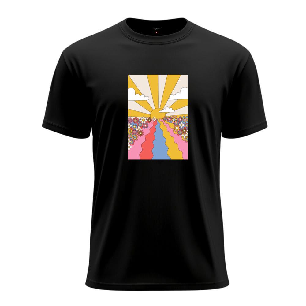 Cloud-Kissed Sunbeams and Floral Dreams T-Shirts