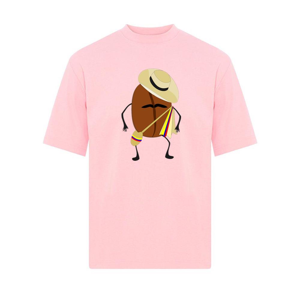 Coffee Bean Wearing Straw Hat T-Shirts