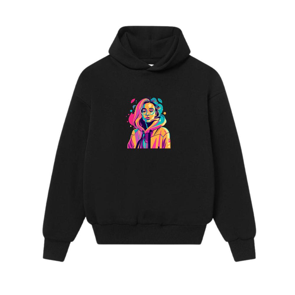 Colorful Art Hoodie Girl Hoodies