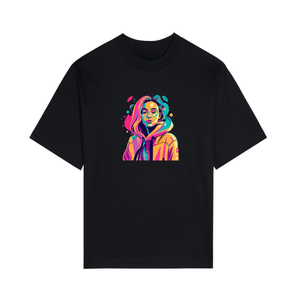 Colorful Art Hoodie Girl T-Shirts