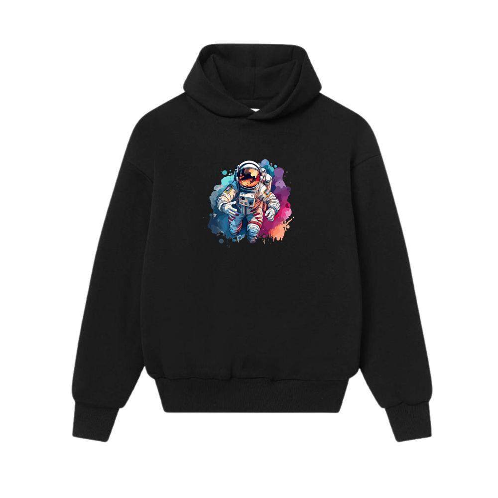 Colorful Astronaut Water Art Hoodies
