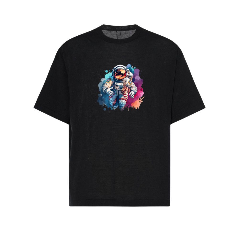 Colorful Astronaut Water Art TShirts Shopolaty