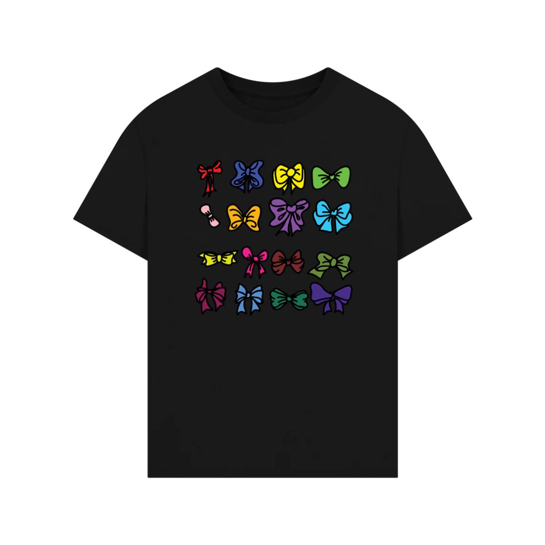 Colorful Cartoon Bows Collection T-Shirt