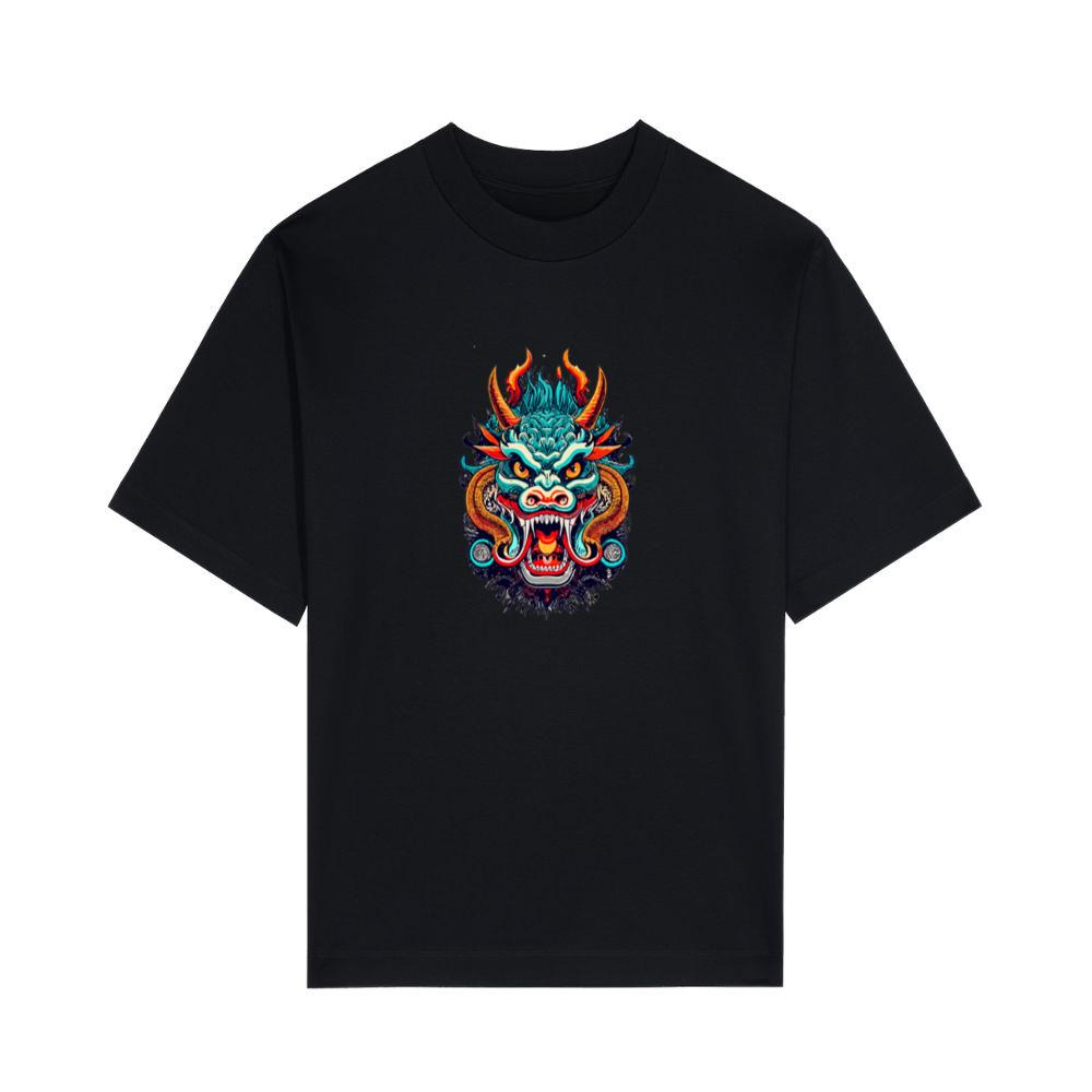 Colorful Dragon Monster Chinese Style T-Shirts