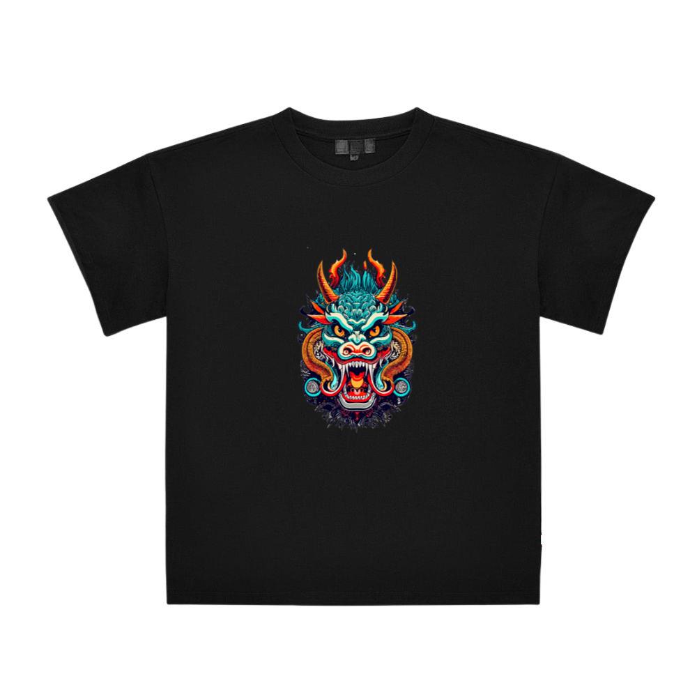 Colorful Dragon Monster Chinese Style T-Shirts
