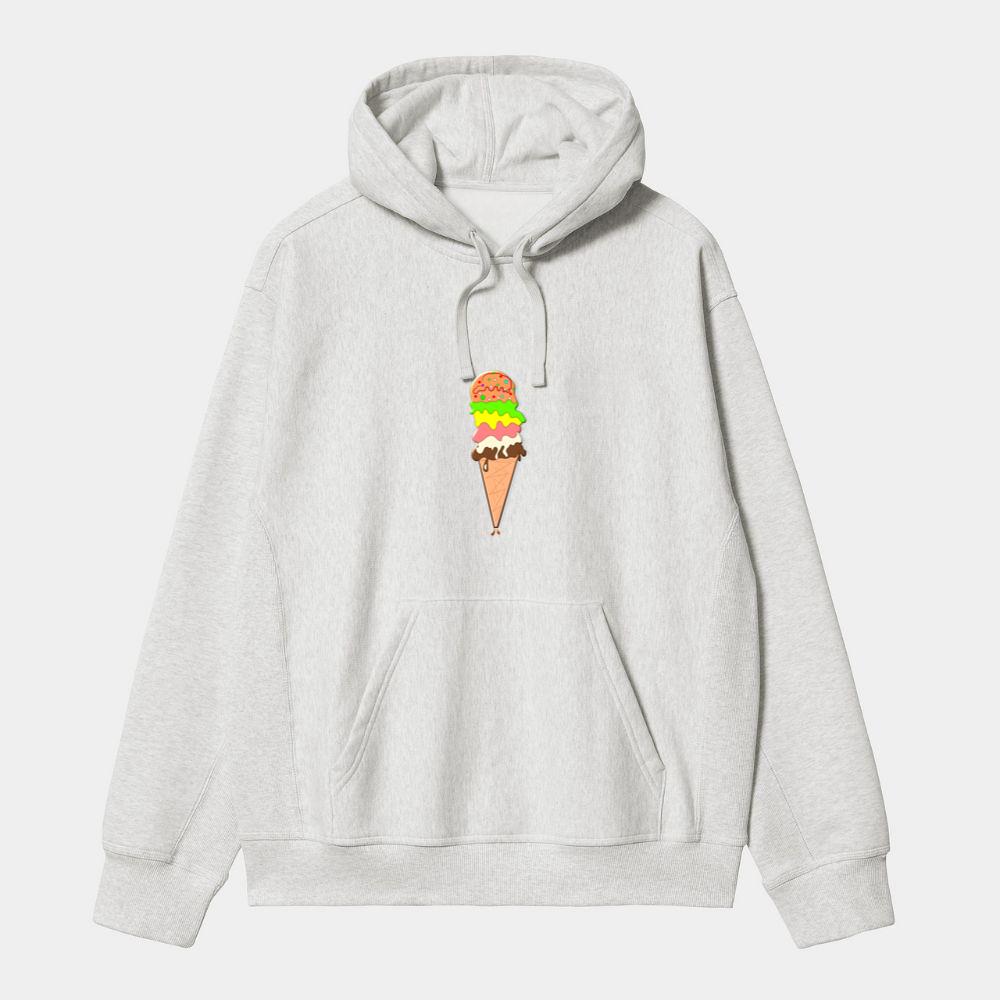 Colorful Ice Cream Cone Hoodie