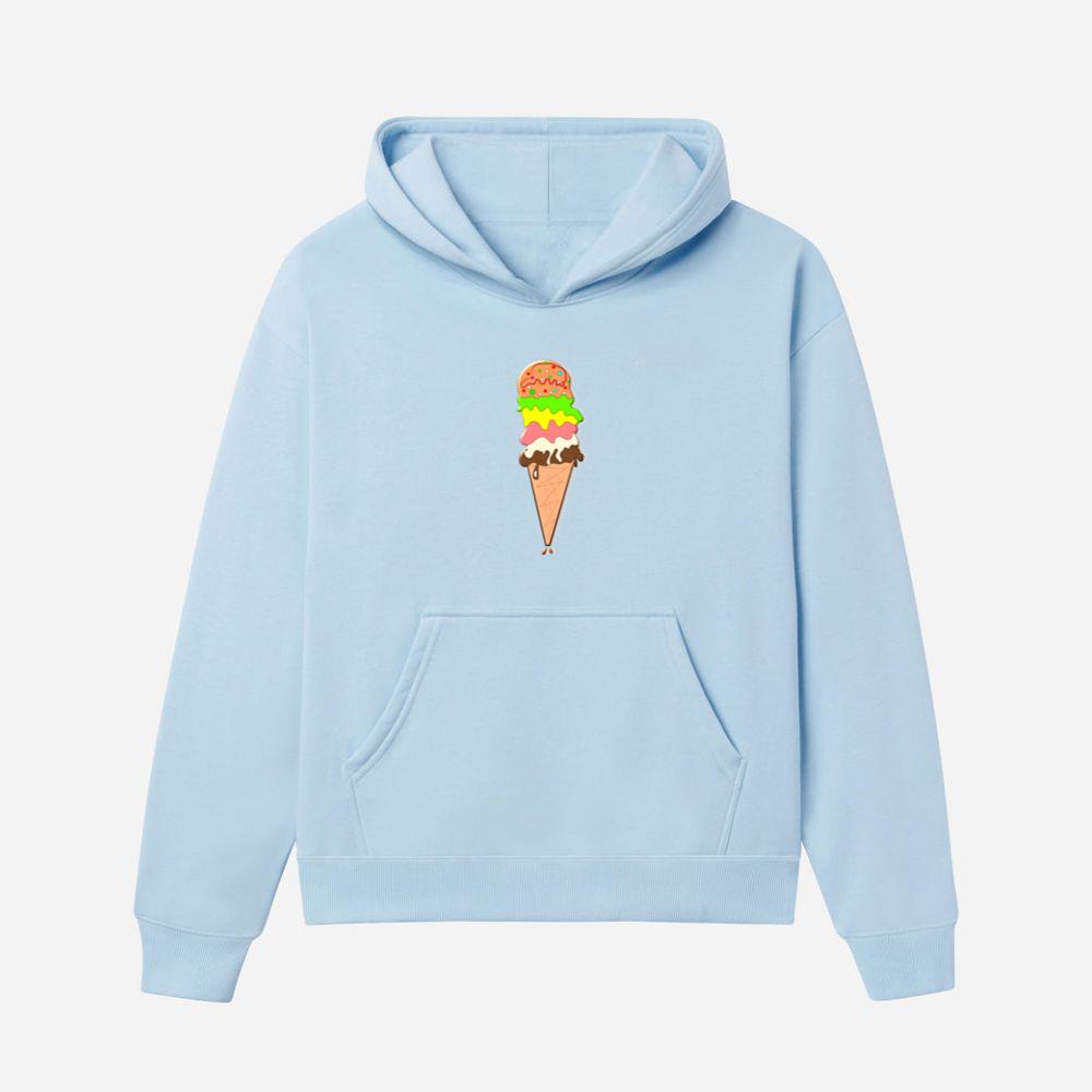 Colorful Ice Cream Cone Hoodies