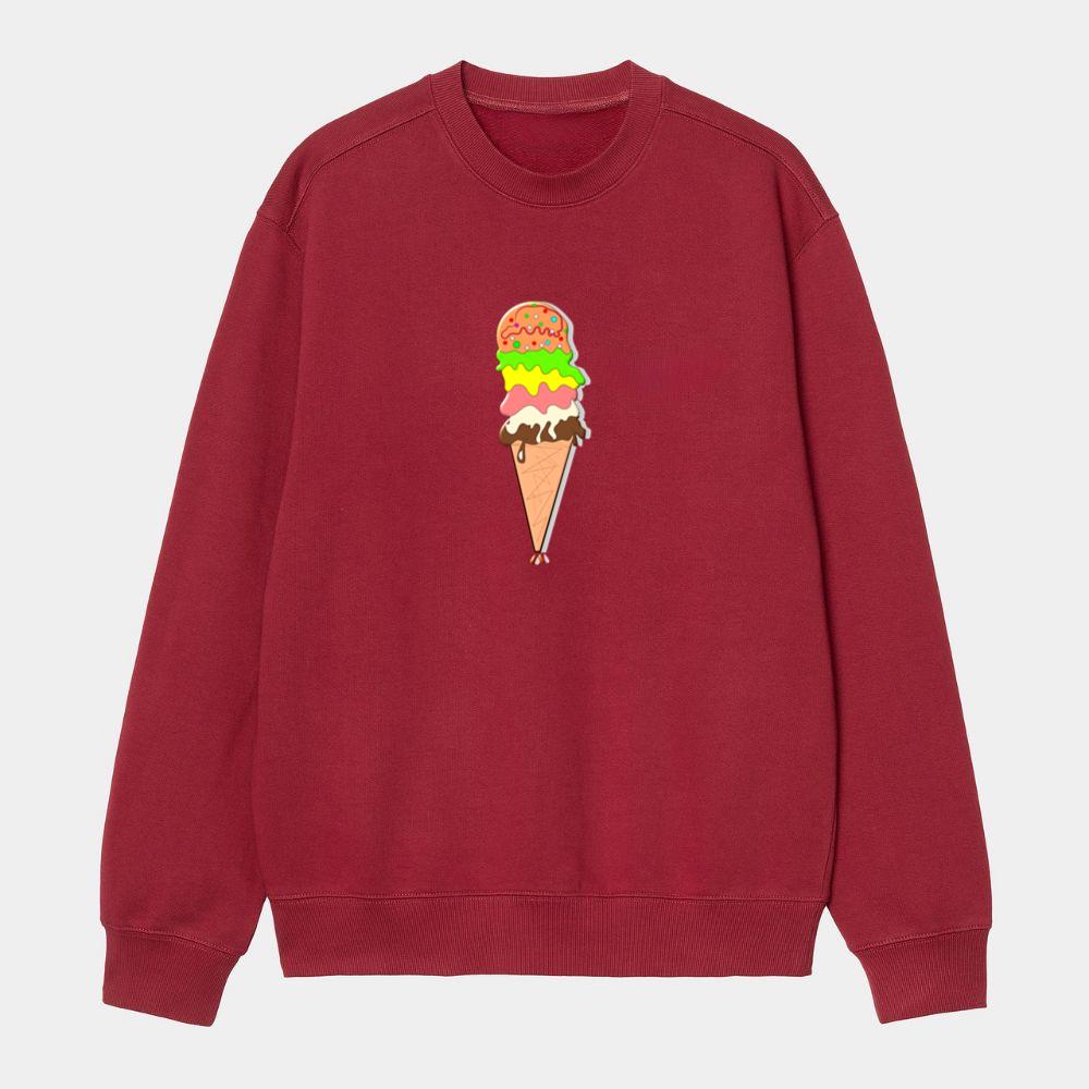 Colorful Ice Cream Cone Sweatshirt