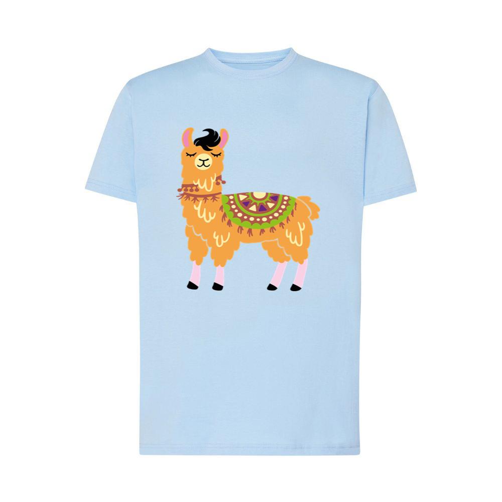 Colorful Llama Standing Still T-Shirts