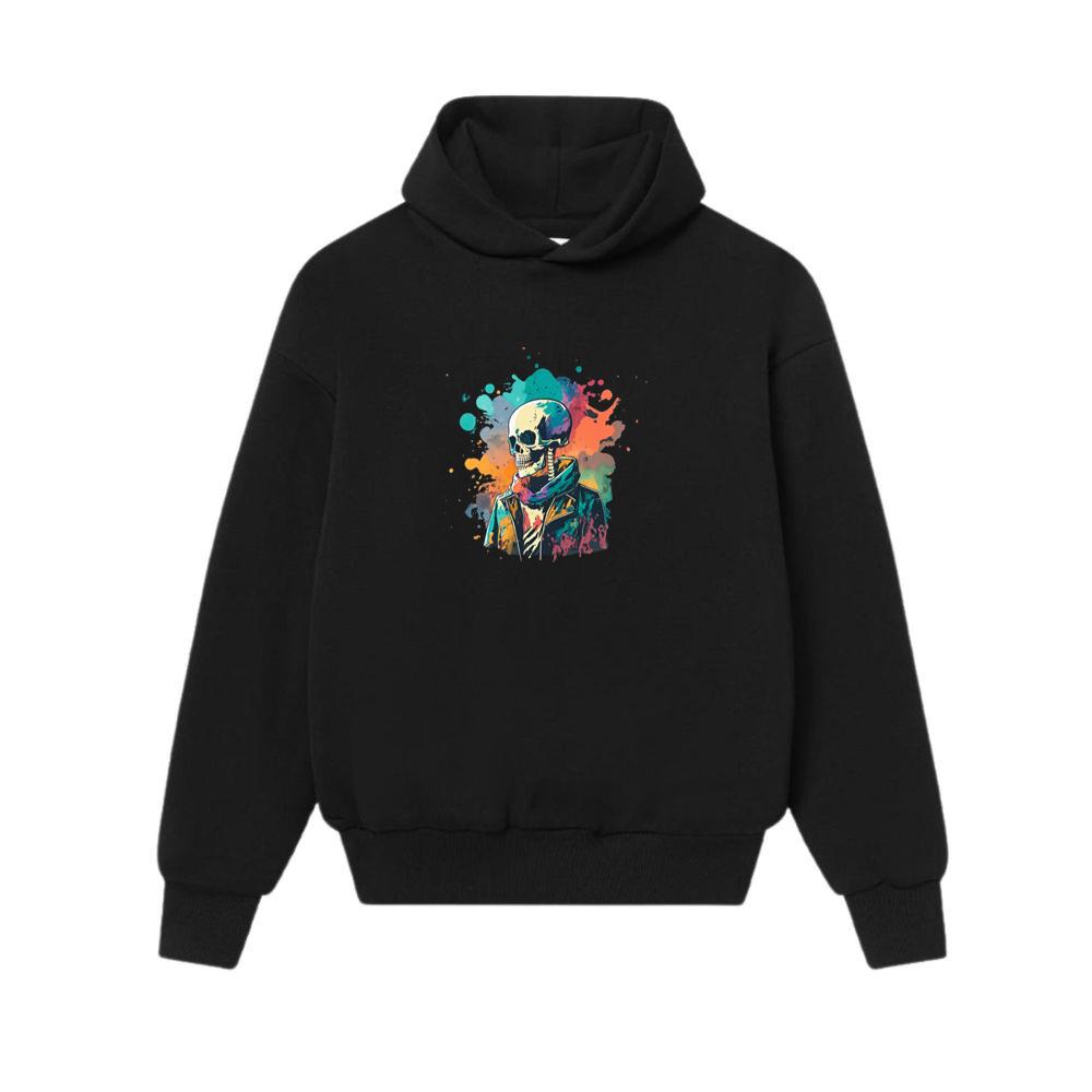 Colorful Skeleton Vintage Halloween Hoodies