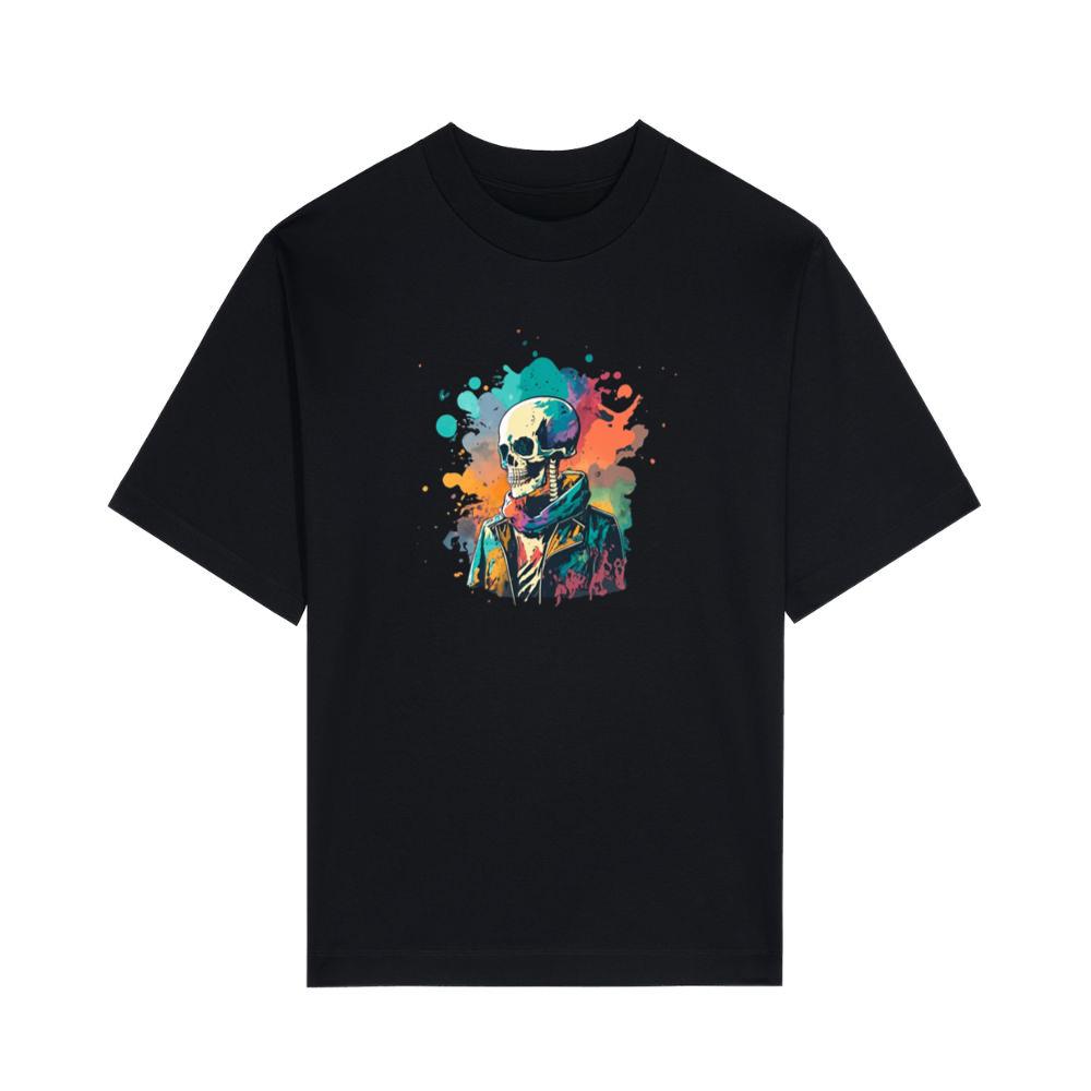 Colorful Skeleton Vintage Halloween T-Shirts