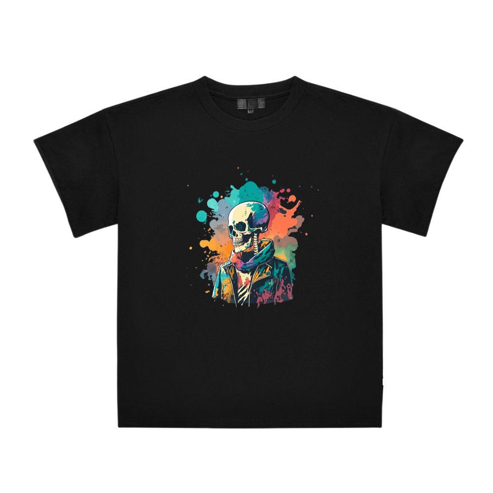 Colorful Skeleton Vintage Halloween T-Shirts