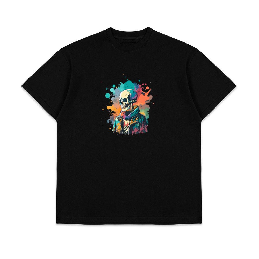 Colorful Skeleton Vintage Halloween T-Shirts