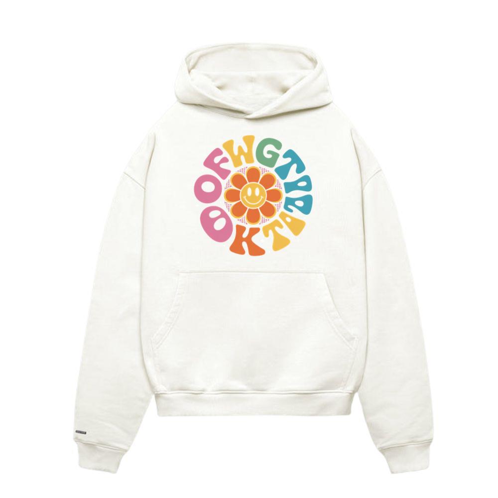 Colorful Smile Retro Typography Hoodies