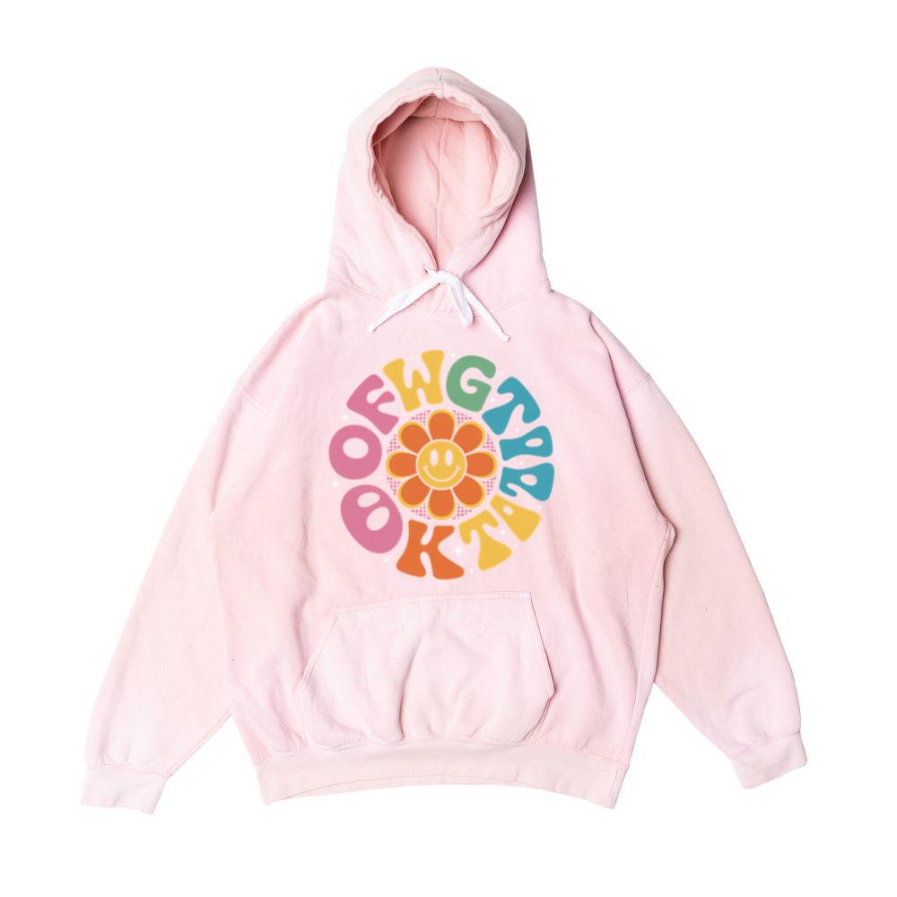 Colorful Smile Retro Typography Hoodies