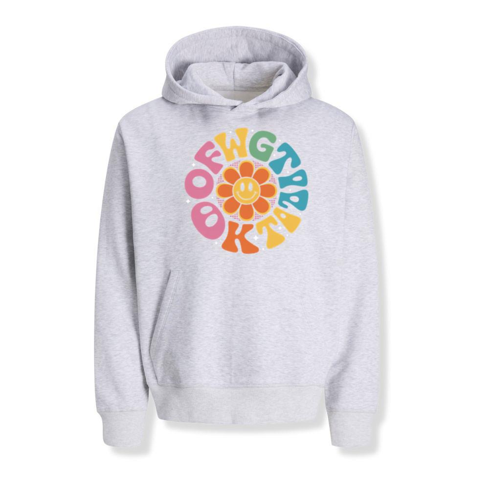 Colorful Smile Retro Typography Hoodies