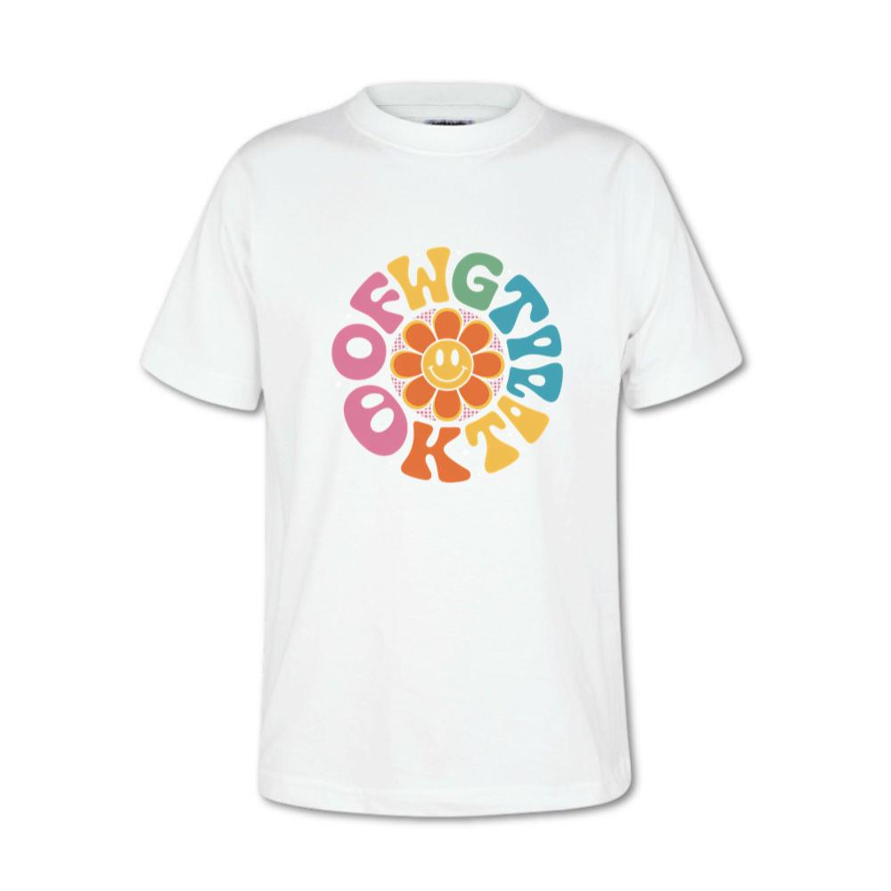 Colorful Smile Retro Typography T-Shirt