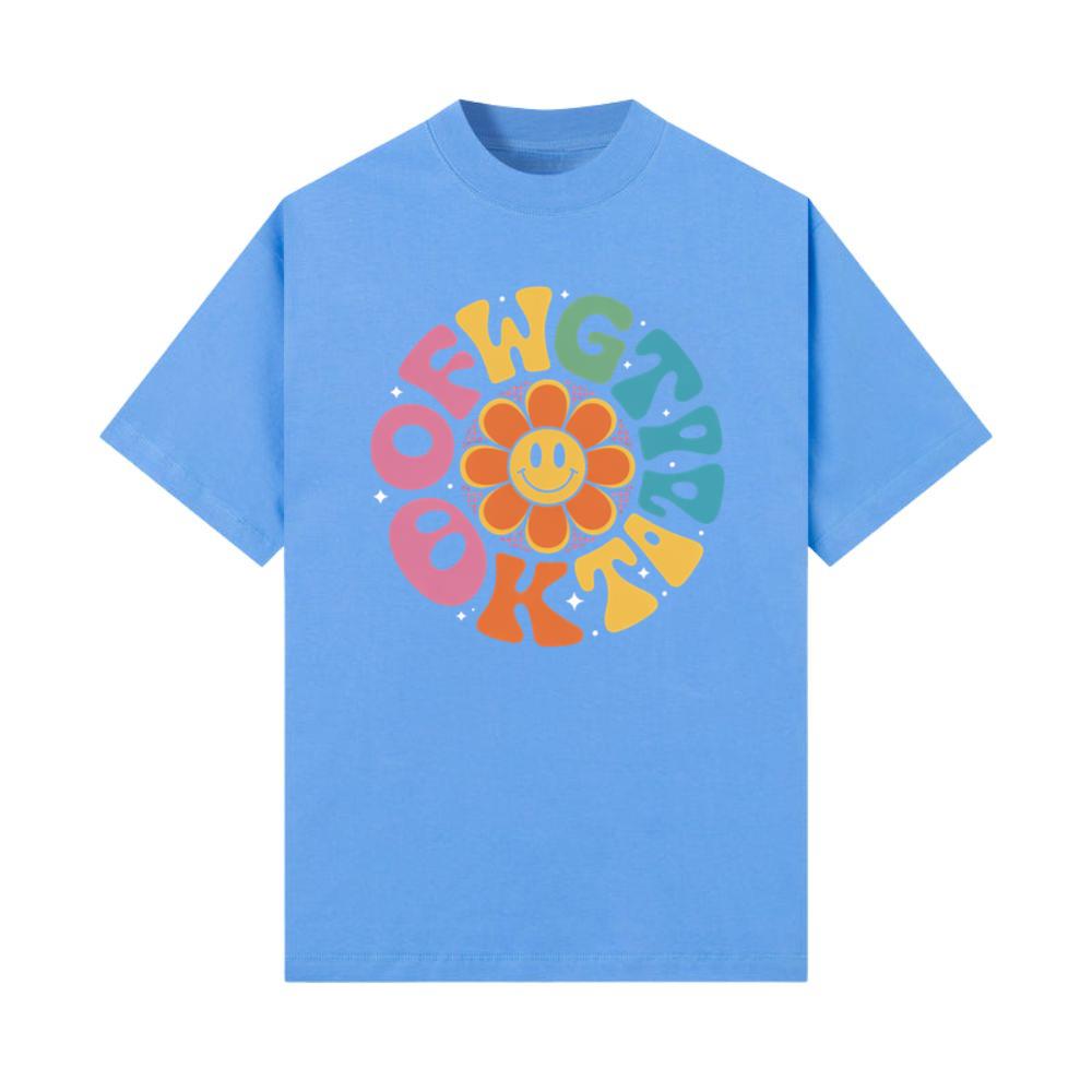 Colorful Smile Retro Typography T-Shirts
