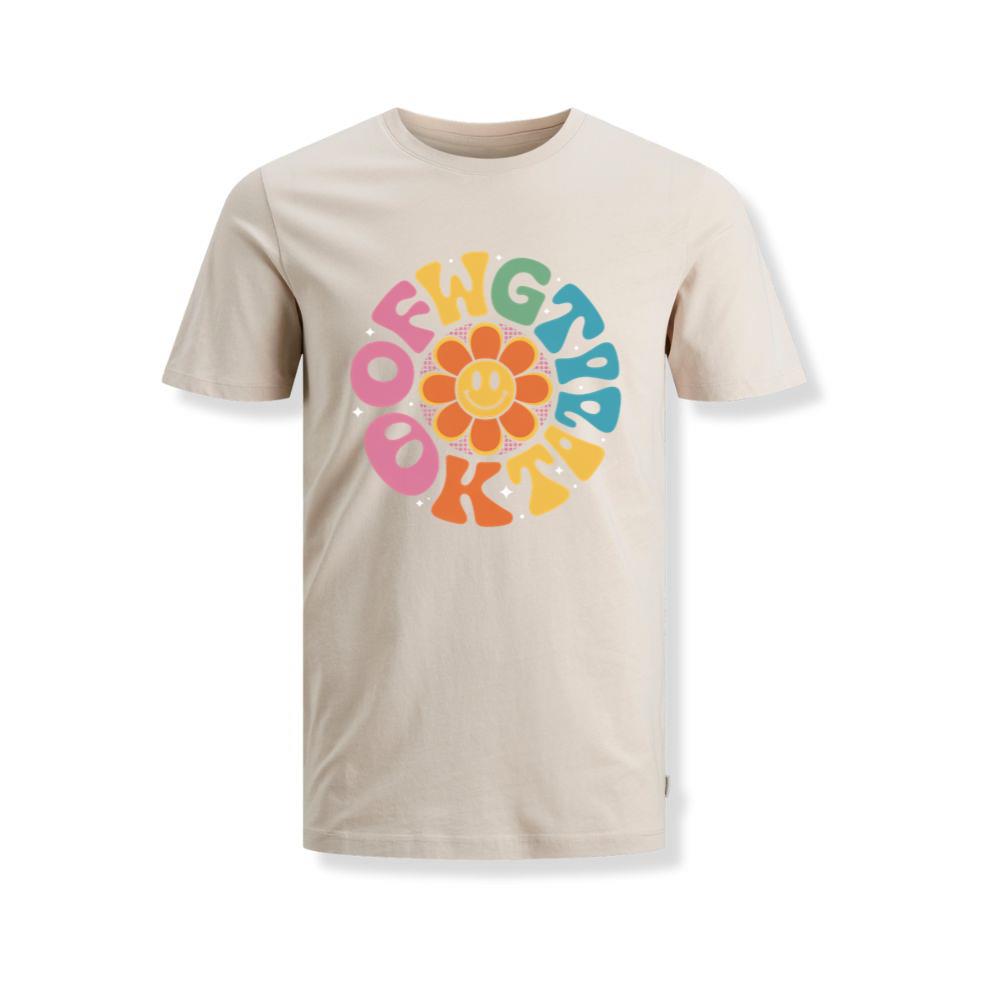 Colorful Smile Retro Typography T-Shirts