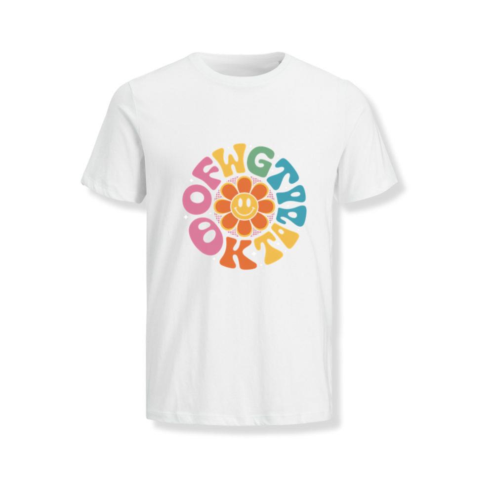 Colorful Smile Retro Typography T-Shirts