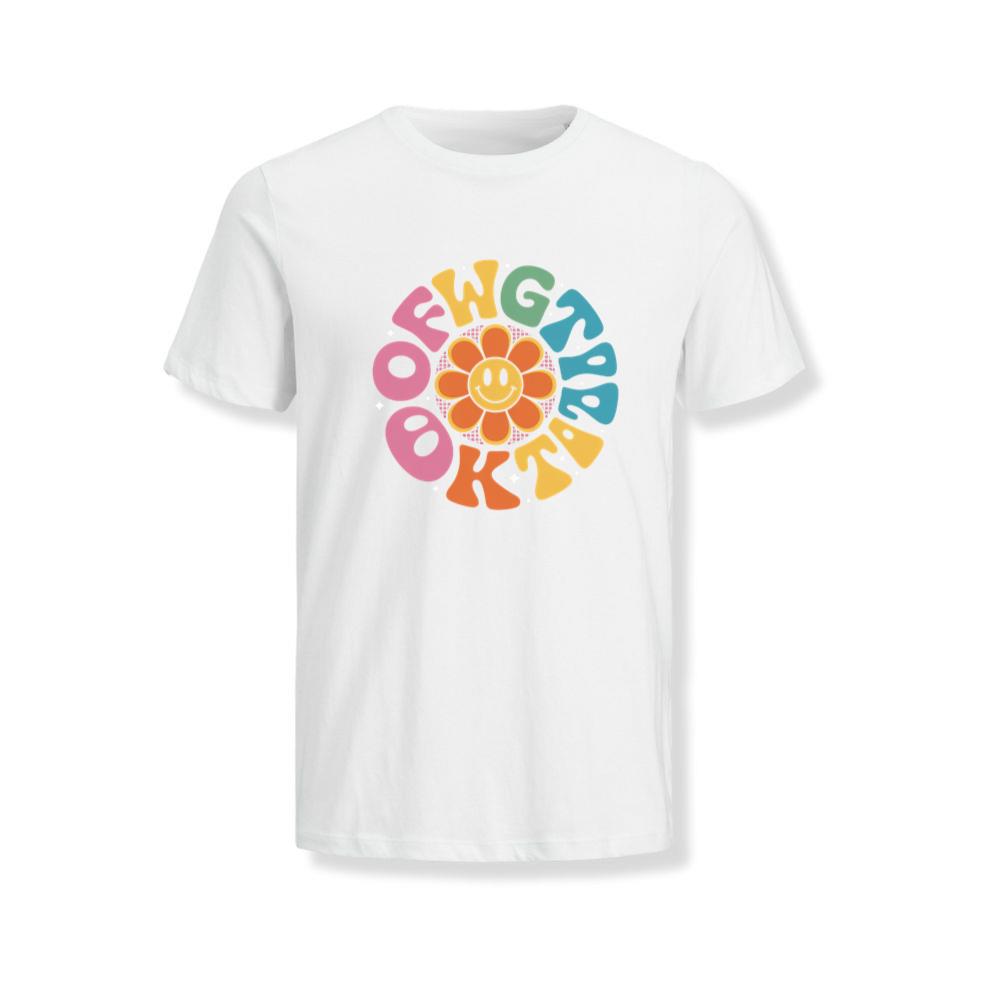 Colorful Smile Retro Typography T-Shirts