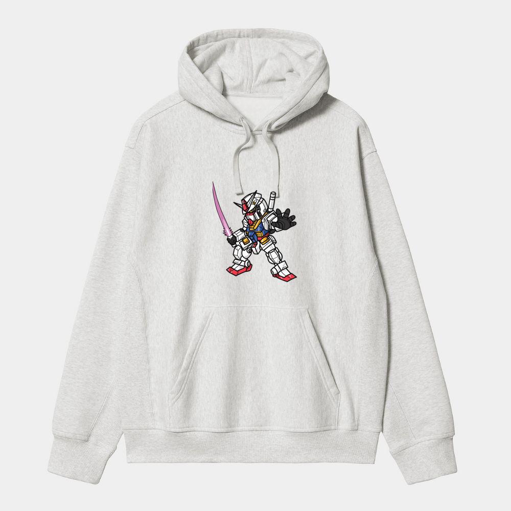 Colorful Sword Mecha Warrior Hoodie