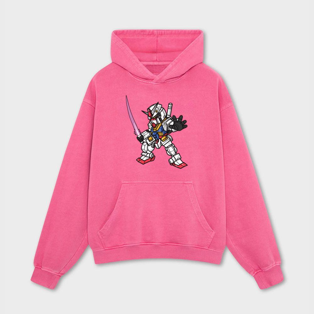Colorful Sword Mecha Warrior Hoodies