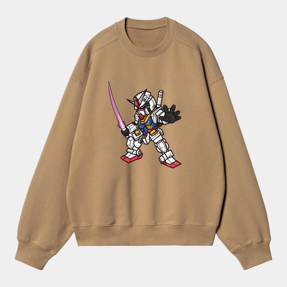 Colorful Sword Mecha Warrior Sweatshirt