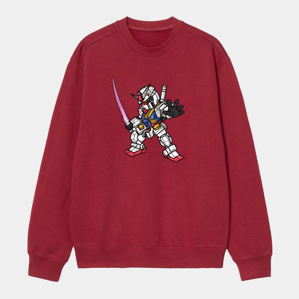 Colorful Sword Mecha Warrior Sweatshirt