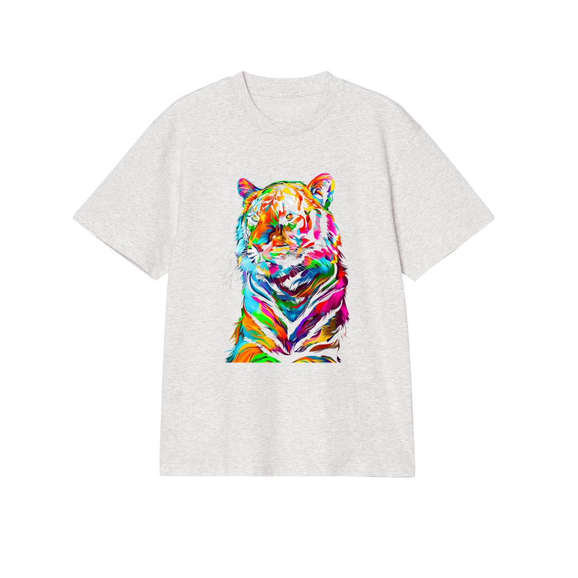 Colorful Tiger, Spirit Animal, Graphic Design, Rainbow Tiger T-Shirt