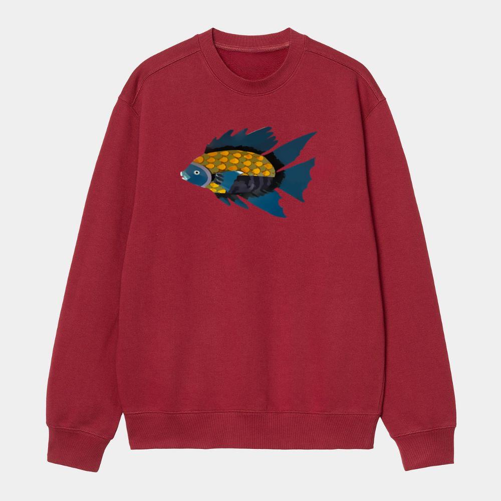 Colorful Tropical Fish Sweatshirt