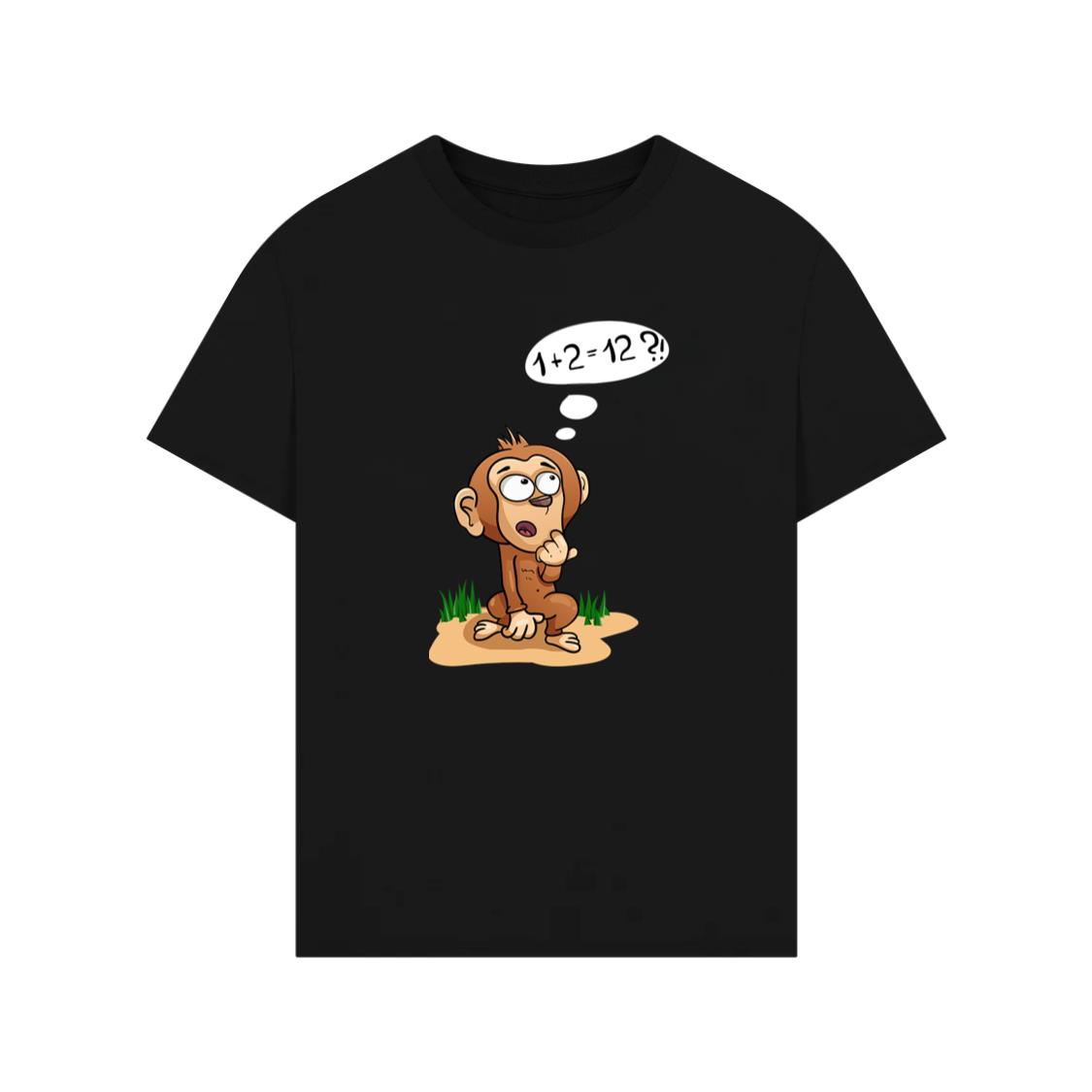 Confused Cartoon Baby Monkey T-Shirt