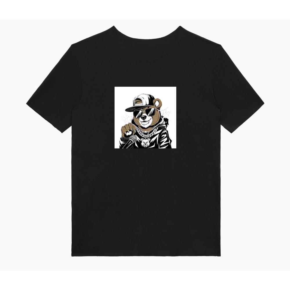 Cool Bear with Cap and Chain TShirts Tickertaz